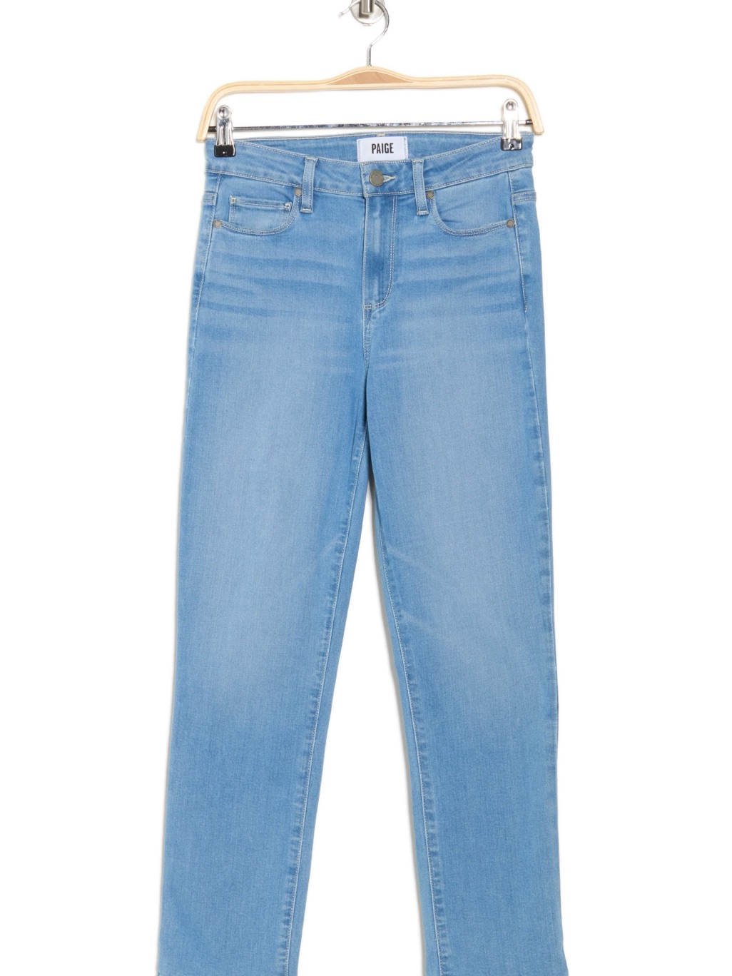 Paige Hoxton Crop Slim Jeans In Jovie Light Wash Blue Nwt Size 25
